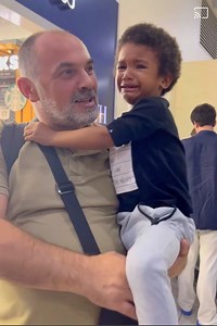 488K views · 10K reactions | Majesty’s reaction welcoming his dad at the airport but unfortunately hot coffee poured on him 臘‍♀️ | Nurse glory | Facebook