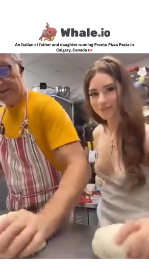 @relatable__sarcasm.k on Instagram: "- Thepost highlights viral social media clips from Pronto Pizza Pasta, a Calgary-based Italian eatery run by Giulia Bruno and her father Bruno, featuring playful family interactions while preparing dough, amassing over 4 million views in a day. - Clips originate from the family’s Instagram and Taccounts ), where Giulia, an Italian immigrant and cookbook author, shares authentic recipes and pranks, blending humor with cultural heritage to engage global audienc