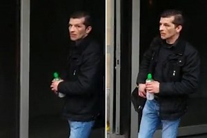 Perverted plumber set up spy camera in bathroom to film pregnant woman in shower