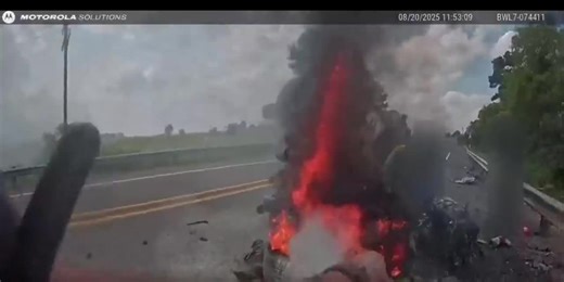 Video shows Houston County deputies, good Samaritans save man from burning vehicle