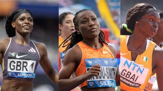 Sprinters Daryll Neita, Marie Josee Ta Lou-Smith and Jess Gbai held joint prayer session together before racing at Brescia Grand Prix 2024