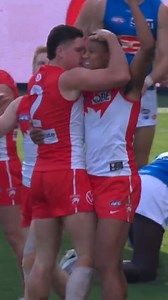 Amartey 🤝 McClean. That connection. #Bloods | Sydney Swans