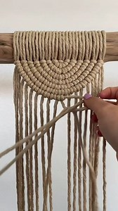 Macrame Boho Handmade Wall Hanging #handmadewithlove #MacrameLove #makrameeart | Everything Macrame