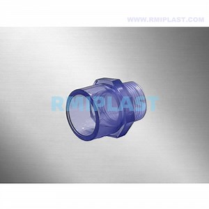 [Hot Item] Clear UPVC Male Thread Coupler Clear PVC Male Coupling Plastic Male Threaded Adaptor by DIN Pn16 for Water Supply