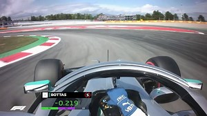 Go onboard with Valtteri Bottas for the lap that gave him a third straight Pirelli Pole Position Award 🇪🇸 | F1