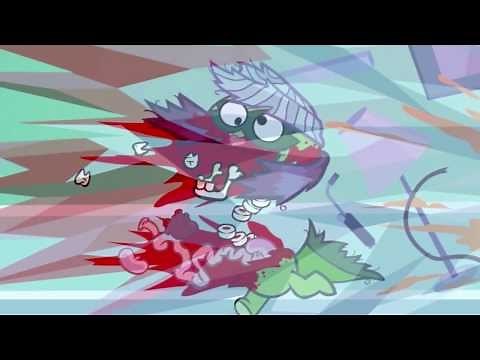 Happy Tree Friends Every death and gory moment (HD) 1080p