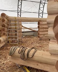 196K views · 1.3K reactions | Current progress on our Wisconsin build  | Langberg Log Homes | Facebook