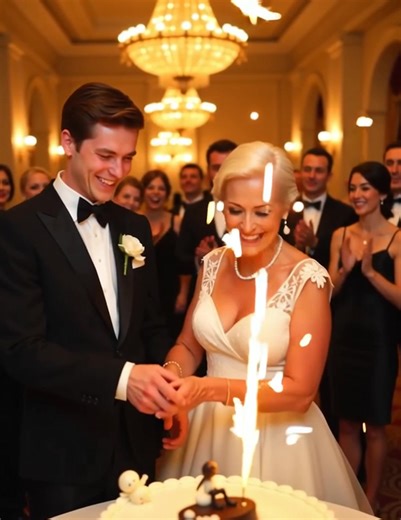 At our wedding reception, my mother-in-law walked in, grabbed a...