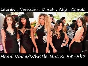 Fifth Harmony 2016 Vocal Range: C3 - B5 - Eb7 (Updated)