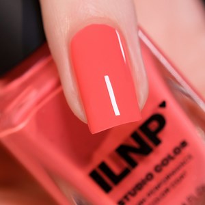 Summer - Warm Neon Coral Pink Cream Nail Polish - Etsy