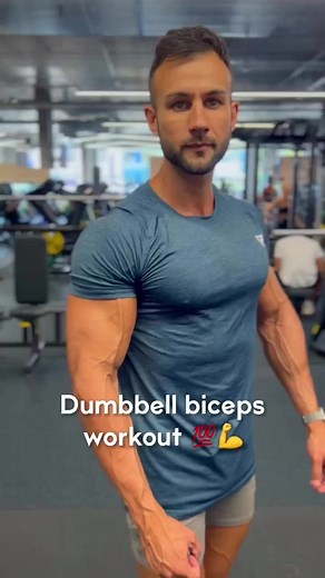 Grow your biceps with this quick, effective dumbbell workout! ✅🔥 #reels #bodybuilder #fitnessmotivation #bodybuilding #gym #Fitness #workout #biceps Alex Ineson | Alex Ineson