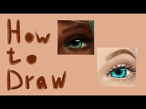 krita tutorial \\ draw eye