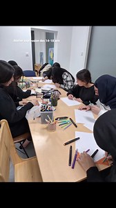 Atelier d'expression avec Inès et Daniela 🎭🎨🎆 L'exploration de l'expression personnelle à travers l'art 🌌🌄🌅 #cscneuhof #EDIFIS #médiationcitoyenne #klebsau #expressionartistique | Csc Neuhof