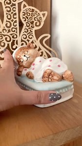 Porcelain Sleepy Bear Piggy Bank 5.1 Inches - Vintage Piggy Bank - Home Decor - Made in Germany 1980-1990s - Etsy