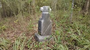 They were searching an old slave plantation - then found a graveyard hidden in the woods