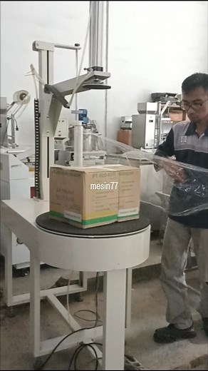 Mesin Paklet Wrapping Semi Otomatis #mesinwrapping #mesinwraping #wrappingmachine #palletwrappingmachine #mesinpembungkuskardus #mesinpembungkuskoper #mesin77 #mesin_77 #cvcarmelhillmachinery | CV Carmel Hill Machinery
