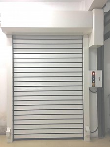 [Hot Item] Industrial Sliding Workshop Fast Spiral Rolling Shutter Outdoor Safety High Speed Roll up Security Garage Door