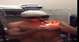 Straight Guy Smokes Meth in Jock Strap