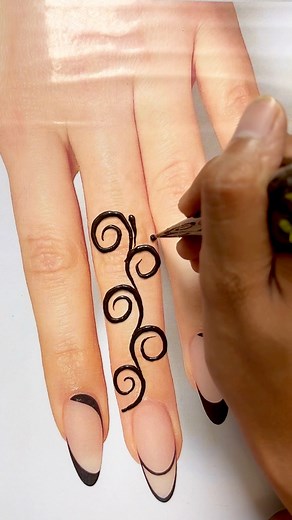 145K views · 802 reactions | Finger Henna Tattoos || Mehndi Wala. || #mehnditutorial #simplemehndi #mehndidesigns #trendingdesigns #mehndistyle #fyp #henna #mehndi #mehandi #hennadesign | Mehndi Wala | Facebook