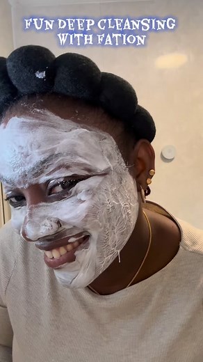 Gentle fun gooey Deep cleansing foam Cleanse pores, remove excess oil, impurities and moisturises the skin #fation #fationcleansingfoam #DeepPoreCleansingFoam #deepporecleansing #skincare | Emmanuela Keke Nwoke