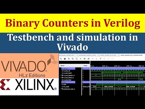 Counter Design in Verilog with Test bench in Vivado | FPGA