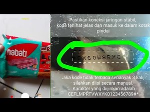 Cara scan kode nabati meriah sampai benar dan sukses