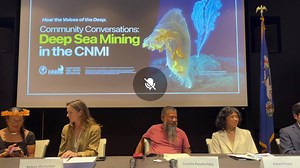 Community conversations: Deep Sea Mining in the CNMI. Livestream brought to you by Docomo Pacific. | Marianas Press