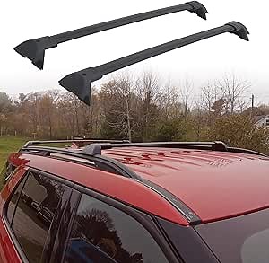 Snailfly Crossbars Fit for 2020-2025 Ford Explorer Roof Rack Rails Cross Bars for Kayak Canoe Bike Snowboard Skiboard