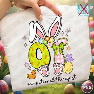 Easter OT PNG | Occupational Therapy Bunny | OTA Spring Assistant Design - Etsy Australia