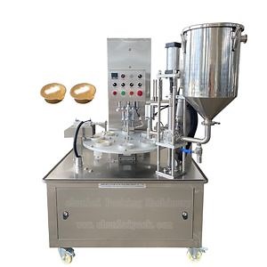[Hot Item] Cheese Milkshake Butter Jam Sauce Portion Cup Automatic Rotary Type Filling and Sealing Machine