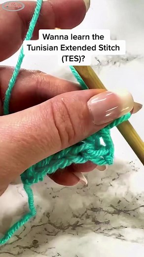 TUNISIAN CROCHET TUTORIAL 🧶 Have you ever tried the Tunisian Extended Stitch? Full Tutorial here: https://www.nickishomemadecrafts.com/tunisian-extended-stitch/ | Crochet Patterns & Tutorials by Nicki's Homemade Crafts