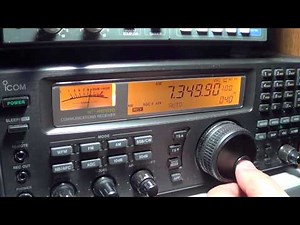 Shortwave scan from 7 to 8 mhz icom ic r8500