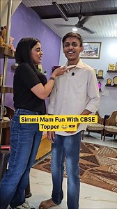 Simmi Mam Fun With CBSE Topper 😂😎 #alakhpandey #physicswallah #topper #fun