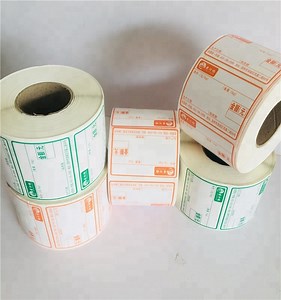 [Hot Item] Supermarket Price 4X6 Blank Sticker Direct Printing Thermal Shipping Mark Labels