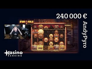 AndyPyro 240 000 euron voitto Fire in the Holesta 60 000x 17.3. Casinobudilla! (täyspitkä)