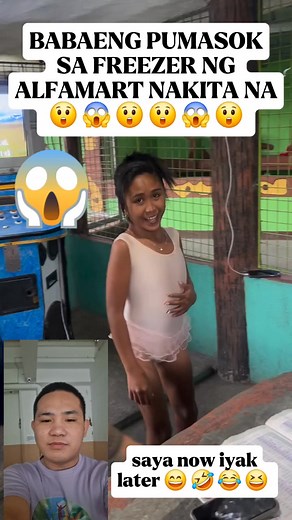 Babae na pumasok sa freezer ng alfamart nakita na 😲😱😲😱 #fypviralシ #freezer #alfamart #lessonslearned #trendingnow #reactionvideo #CreditToTheOwner | Christian Olarte Misare