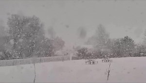 Incredible scenes in Filey (south of Scarborough) yesterday! Streamer showers bought significant snowfall to parts of the NE Coastline, with some places seeing 25cm of snow! Thanks to Jim Towey for this one! | UK Weather Outlook