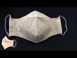 3D Breathable Fabric Face Mask Easy Pattern Sewing Tutorial | How to Make a Face Mask | Mascarilla