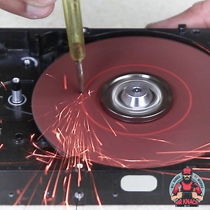 Disk Sander Using old Hard Disk Drive #diy #How #sander #sanding #sand #sandpaper #ideas #creative #doityourself #HDD #electronics | Mr Knack & DIY