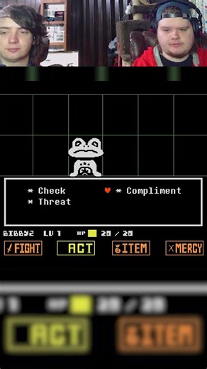 FROG ATTACK!! #undertale #funny #tobyfox #commentary #indiegame
