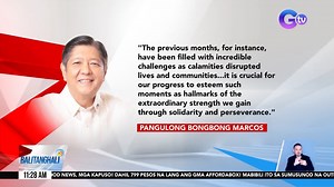 12 reactions | Parehong sumentro sa pagharap sa mga pagsubok ang New Year’s message nina Pangulong Bongbong Marcos at Vice President Sara Duterte. | Balitanghali | Facebook