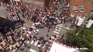 Drone Captures Video of Car Plowing into Crowd in Charlottesville