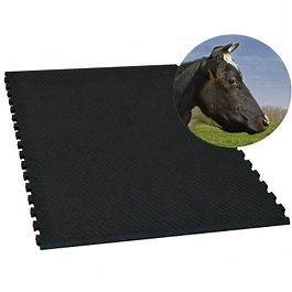 Tapis de couchage pour stabulation (vaches) - 122 x 183 cm - 23 mm d'épaisseur - Système puzzle