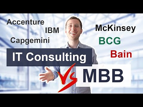 IT Consulting vs. McKinsey, BCG, Bain (MBB) - What are differences and similarities?