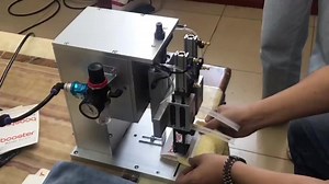 Double Head Pneumatic Tagging Machine for Round Apparel Automatic Textiles Label Tag Pin Machine
