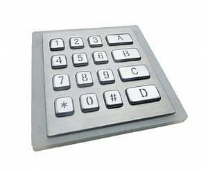 [Hot Item] Durable 16-Key Backlit Metal Keypad for Access Control Systems