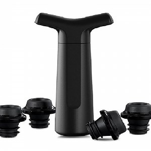 [Hot Item] Bar Accessories Food Grade 4PCS Rubber Stoppers Vacuum Pump Set Wine Kit
