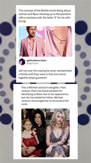 Ryan Gosling Barbie Premiere Necklace for Eva Mendes Has Fans Emotional 💖✨