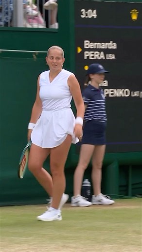 The most Ostapenko point ever 🤣 #Wimbledon | Wimbledon