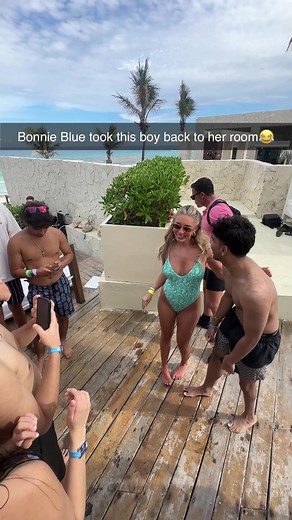 Pregnant Bonnie Blue at Spring Break?